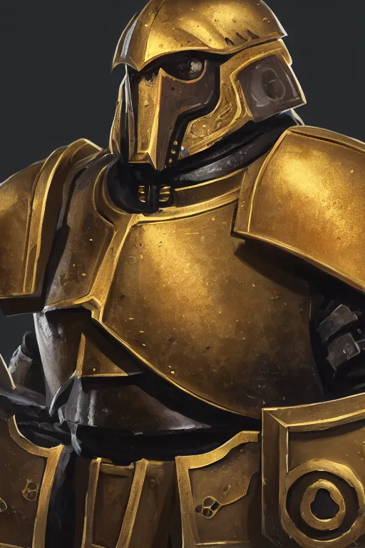 Image similar to armor portrait heros warhammer 4 0 k horus heresy fanart - the primarchs emperor by johannes helgeson animated with vfx concept artist & illustrator global illumination ray tracing hdr fanart arstation zbrush central hardmesh 8 k octane renderer comics stylized