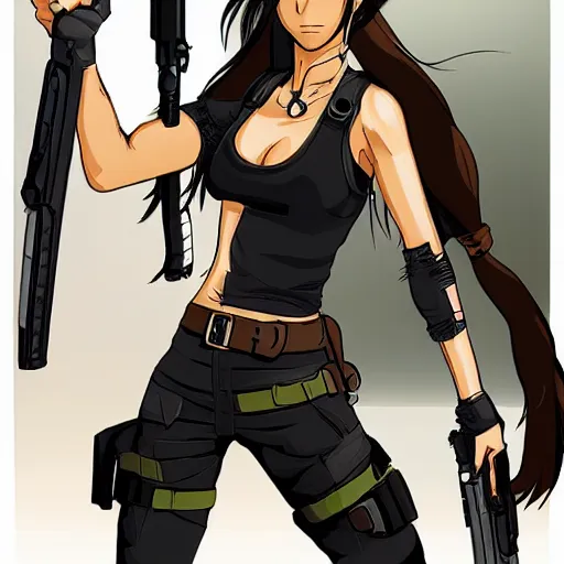 A high quality, full body, anime illustration of Lara | Stable Diffusion |  OpenArt