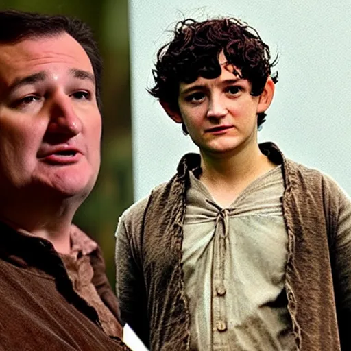 Image similar to Ted Cruz as Frodo