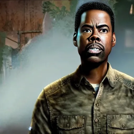 KREA - Chris rock in the last of us 2 4K quality super realistic