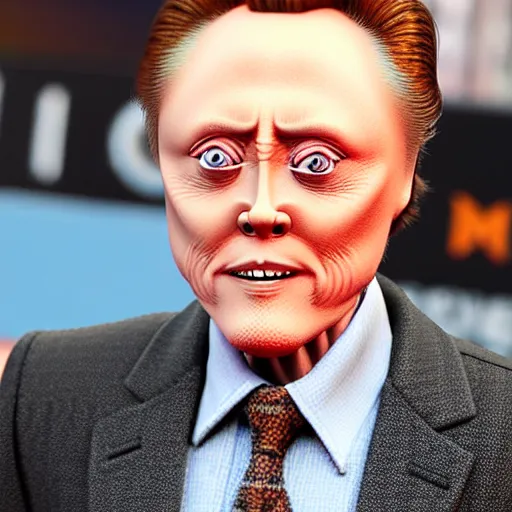 Image similar to Christopher Walken as a Pixar character