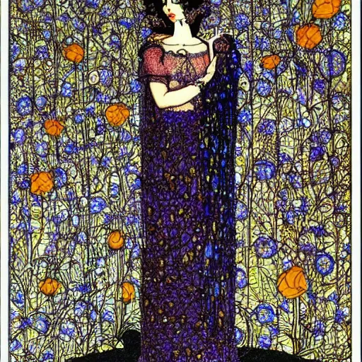 Image similar to Rosen Maiden by Harry Clarke