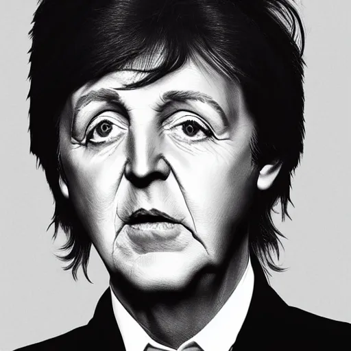 Prompt: Paul McCartney in the style of Disney