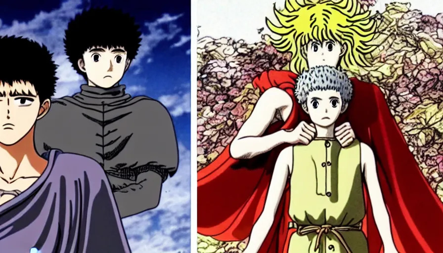 Image similar to the two complementary forces that make up all aspects and phenomena of life, from Berserk