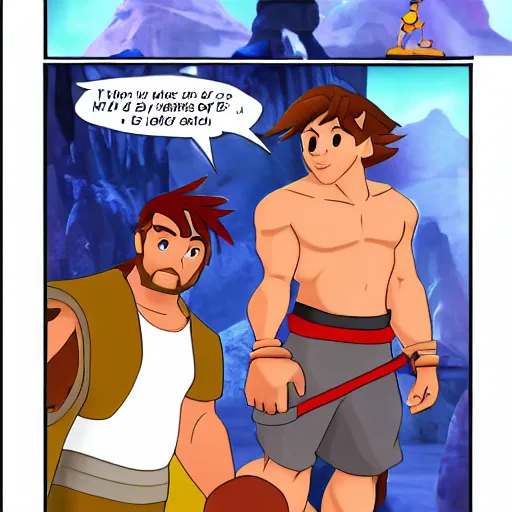 Prompt: Sora meets hercules