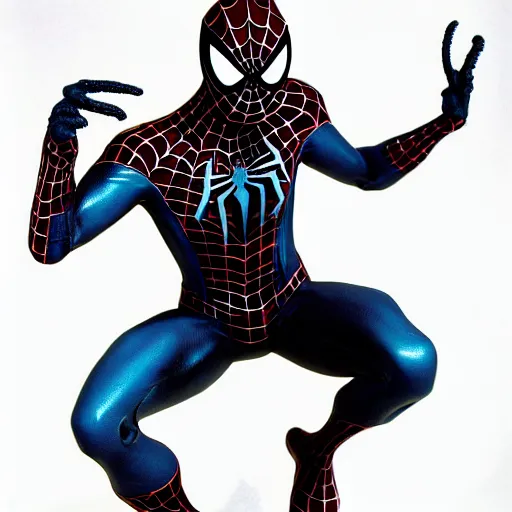 Image similar to symbiote spiderman, raimi suit!!!, todd mcfarlane