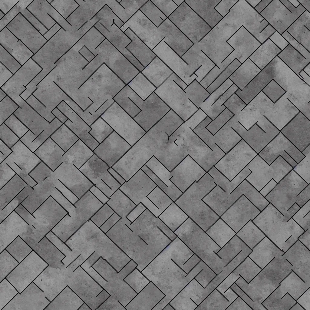 Image similar to dystopian floor tile texture, brutalist, retrofuturism, white and black, clean, highly detailed, trending on artstation, seamless texture