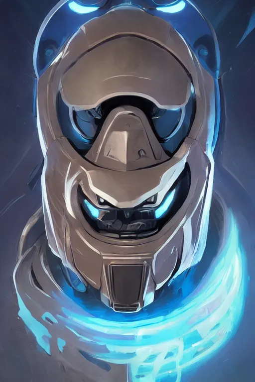 Image similar to epic mask helmet robot ninja portrait stylized as fornite style game design fanart by concept artist gervasio canda, behance hd by jesper ejsing, by rhads, makoto shinkai and lois van baarle, ilya kuvshinov, rossdraws global illumination radiating a glowing aura global illumination ray tracing hdr render in unreal engine 5