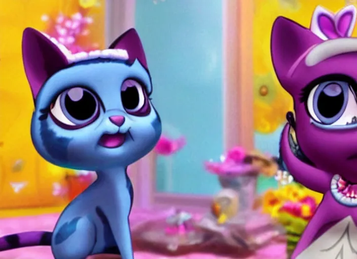 Image similar to littlest pet shop cat in avatar ( 2 0 0 9 )