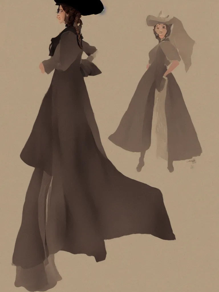 Image similar to hasidic woman by disney concept artists, blunt borders, rule of thirds