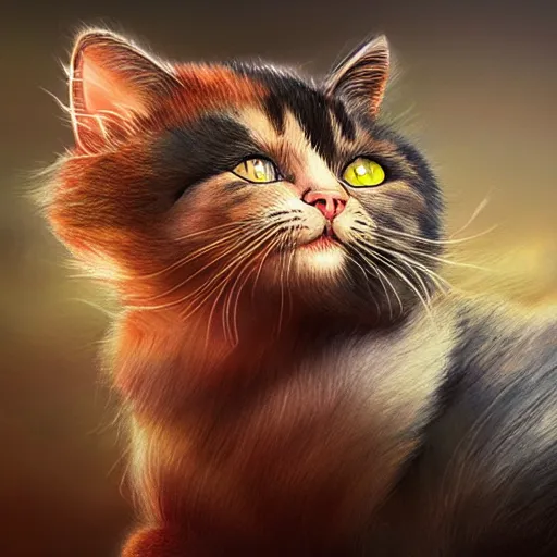 Image similar to cat theme logo, cat theme banner, cat design, art photography style, trending on artstation, warm light, lovely and cute, fantasy art, 8 k resolution