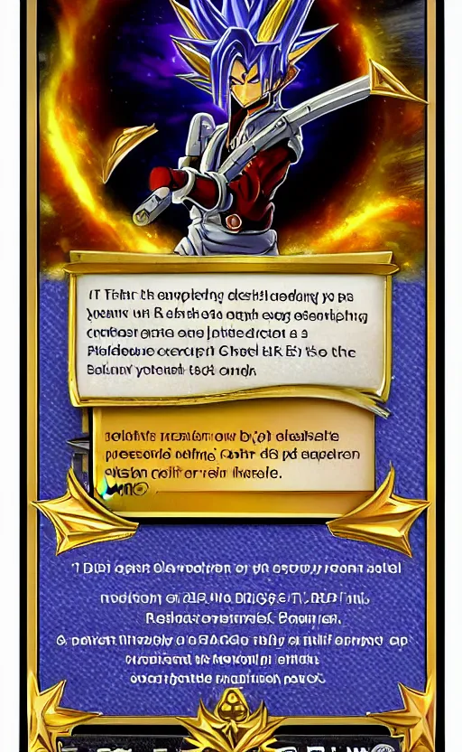 Image similar to the front of a trading card, high details, high resolution, yugioh style