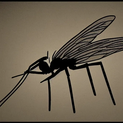 Prompt: digital art of a mosquito high quality trending on art station