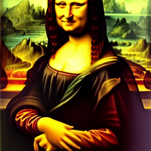 Image similar to Joe Biden as Mona Lisa