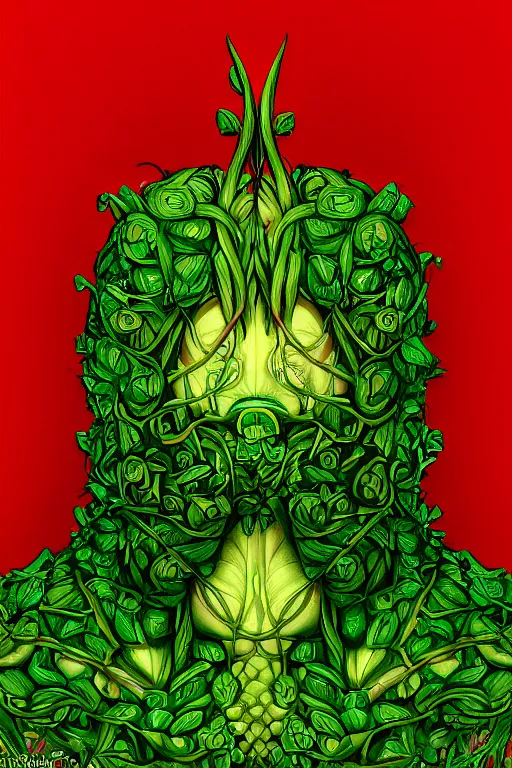 Image similar to radish humanoid, symmetrical, highly detailed, digital art, sharp focus, trending on art station, anime art style