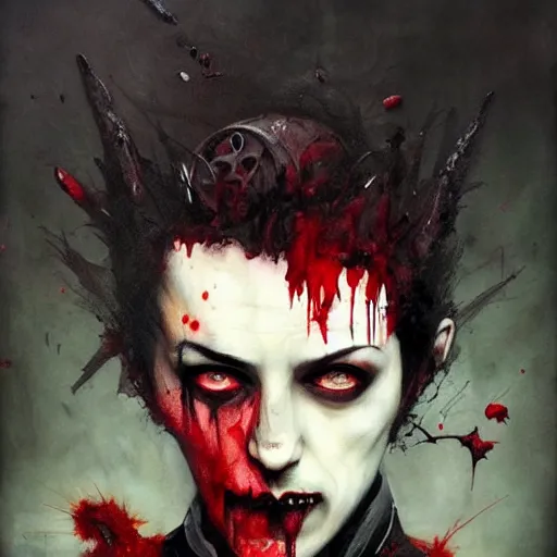 Prompt: dracula, by artur bordalo and tom bagshaw and craig davison and guy denning and harumi hironaka, trending on artstation hq, deviantart, pinterest, 4 k uhd image