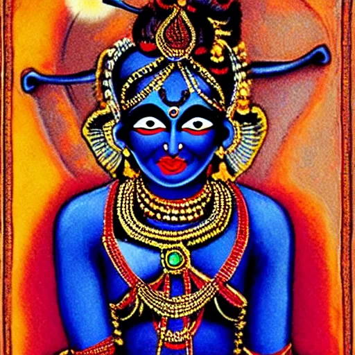 Image similar to the goddess kali