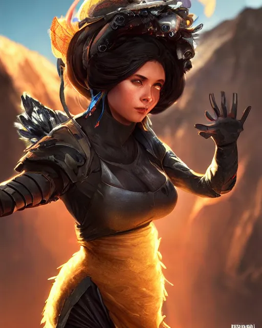 Prompt: Fairy from a Black hole as an Apex Legends character digital illustration portrait design by, Mark Brooks and Brad Kunkle detailed, gorgeous lighting, wide angle action dynamic portrait
