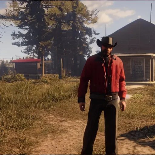 Image similar to Niko Bellic in Red Dead Redemption 2