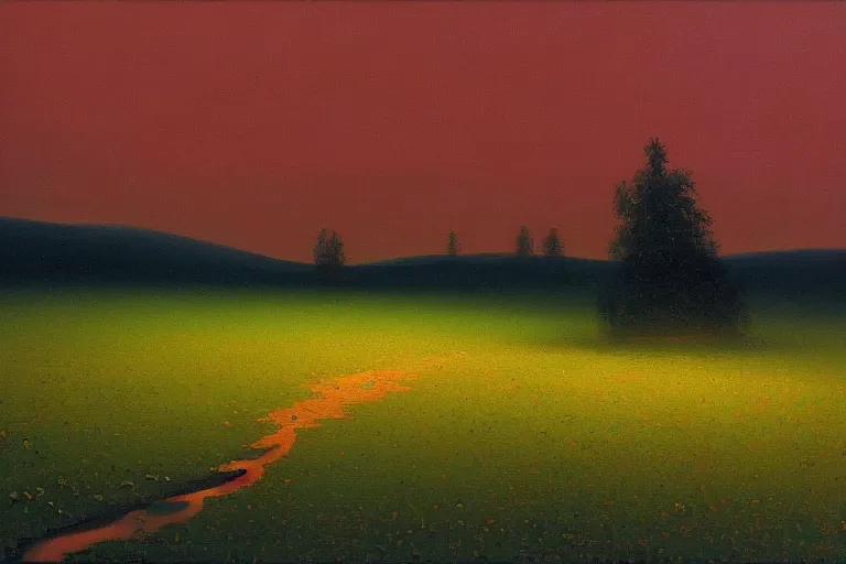 Image similar to awe inspiring arkhip kuindzhi landscape, hyperrealistic oil painting, krim at night, 4 k, matte