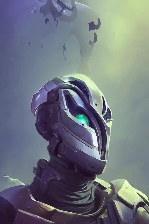 Image similar to epic mask helmet robot ninja portrait stylized as fornite style game design fanart by concept artist gervasio canda, behance hd by jesper ejsing, by rhads, makoto shinkai and lois van baarle, ilya kuvshinov, rossdraws global illumination radiating a glowing aura global illumination ray tracing hdr render in unreal engine 5