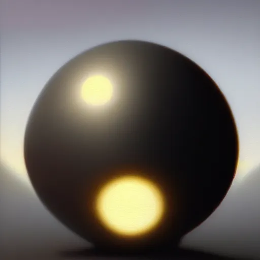 Prompt: Ray tracing, reflective orb, magic, by Greg Rutkowski