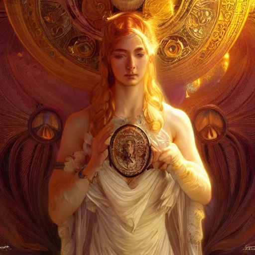 Image similar to perfectly-centered-Portrait of a lunar Goddess, intricate, highly detailed, digital painting, artstation, concept art, smooth, sharp focus, illustration, Unreal Engine 5, 8K, art by artgerm and greg rutkowski and alphonse mucha