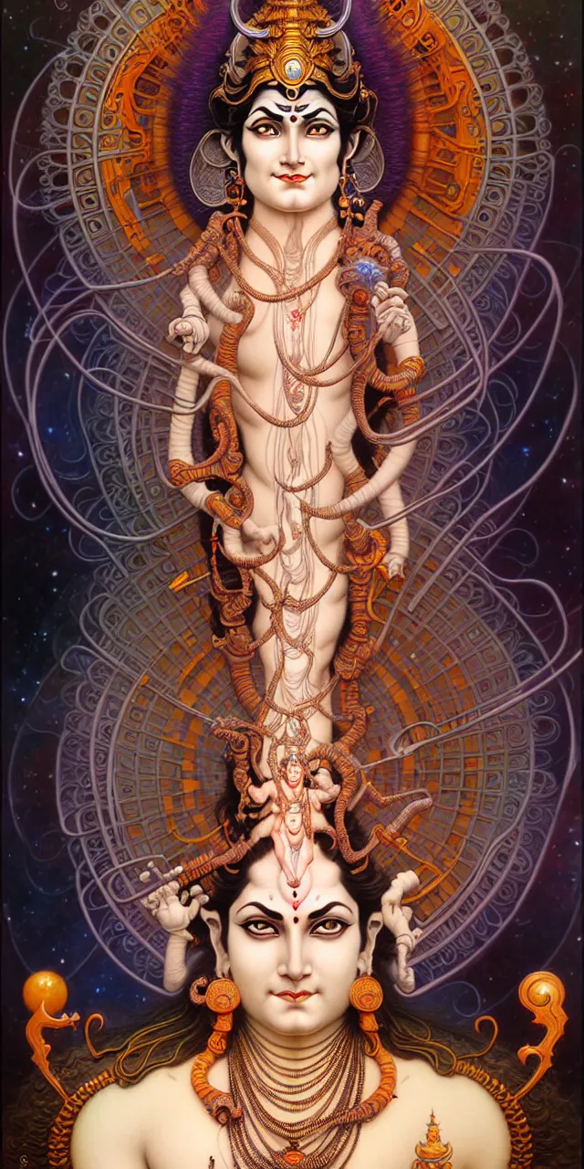 Prompt: beautiful hindu god mahadev shiv art nouveau fantasy character portrait, ultra realistic, intricate details, the fifth element artifacts, highly detailed by peter mohrbacher, hajime sorayama, wayne barlowe, boris vallejo, aaron horkey, gaston bussiere, craig mullins alphonse mucha, arty nouveau curves and spirals,