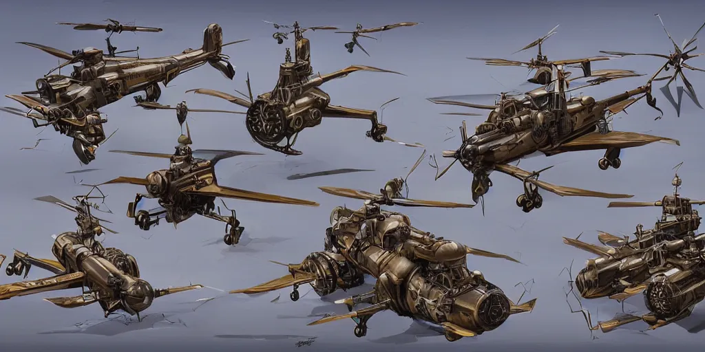 sci fi attack helicopter