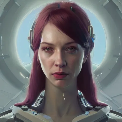 Prompt: highly detailed upper body portrait christina hendricks robot in gta v, stephen bliss, unreal engine, fantasy art by greg rutkowski, loish, rhads, ferdinand knab, makoto shinkai and lois van baarle, ilya kuvshinov, rossdraws, tom bagshaw, global illumination, radiant light, detailed and intricate environment