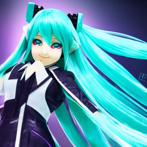 Image similar to Hatsune Miku in Arcane by riot games