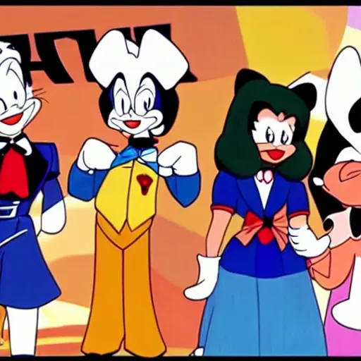 Image similar to animaniacs theme song ( high quality )