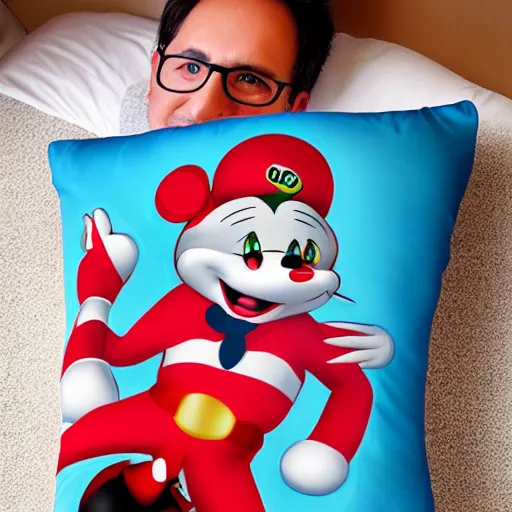 Image similar to Anime dakimakura body pillow depicting Chuck E. Cheese
