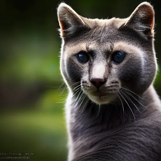 Image similar to a feline bear - cat - hybrid, animal photography