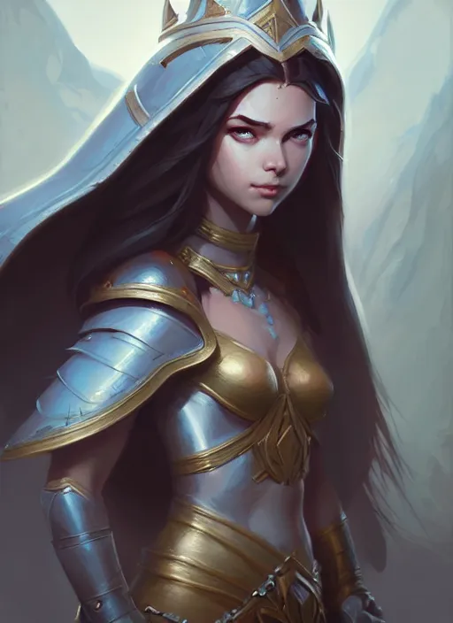 Image similar to percian princess, portrait, art by artgerm and greg rutkowski and magali villeneuve, d & d, fantasy, highly detailed, portrait, digital painting, trending on artstation, concept art, sharp focus, illustration