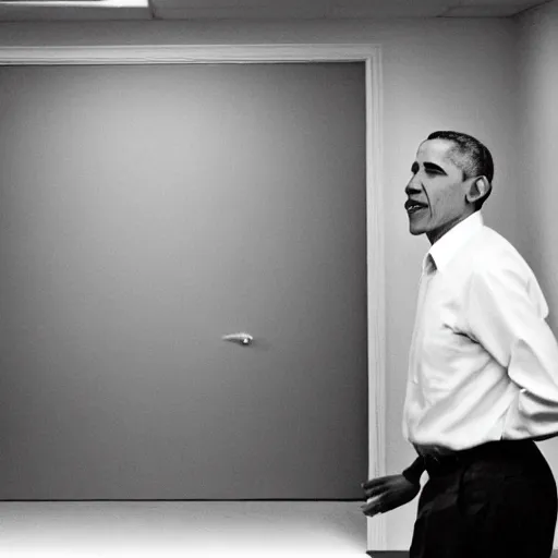 Image similar to Obama in the SCP back rooms, HD Photograph, Found Footage