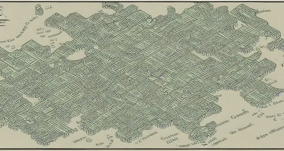 Image similar to 3 d isometric miniature map of an island dashboard with time series charts, pie plots and other modern graphics, with small creatures on it. monografia by diego rivera and egon schiele. hyperdetailed.