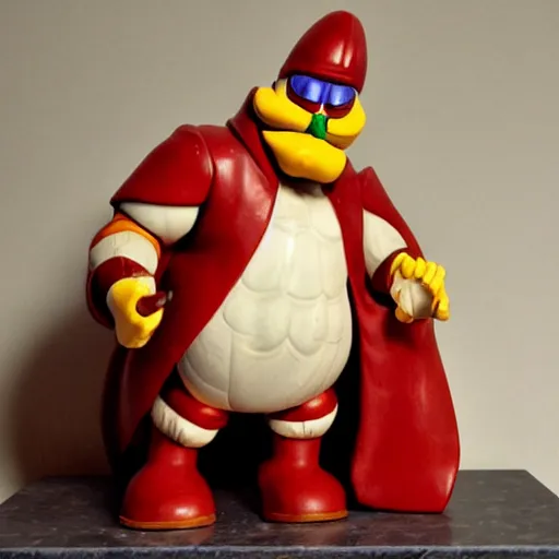 Prompt: epic marble statue of dr robotnik, photo, chiaroscuro