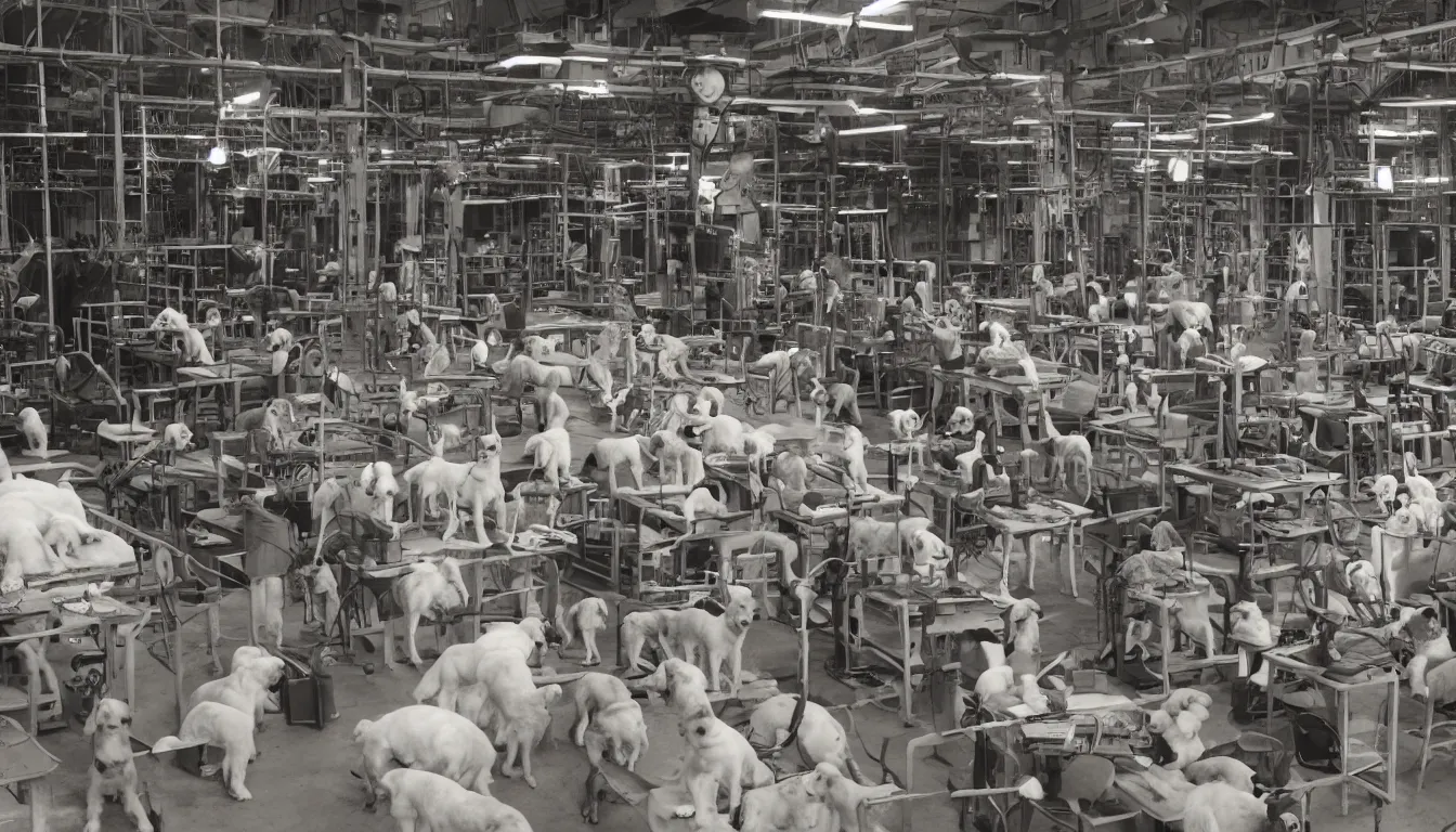 Image similar to Dog factory