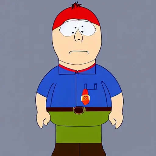 Image similar to Mr. Mackey (South park) as a family guy character, detailed,