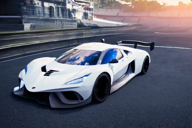 Image similar to photo wallpaper sport car gran turismo 7 forza horizon need for speed fast and furious 5 unreal engine supercar hypercar game concept car octane render, 4 khd 2 0 2 2 3 d cgi rtx style chrome reflexion global illumination ray tracing hdr arstation pixar and disney unreal