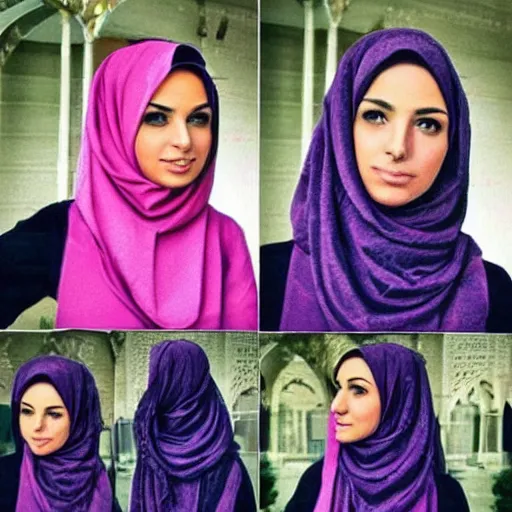 Prompt: iranian hijab