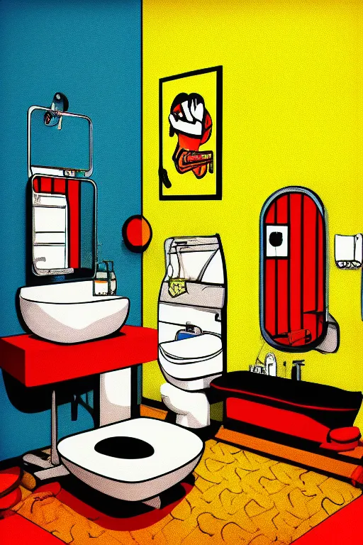 Image similar to comfort boys room, aesthetic, popular subject art style, pop art style, by mike swiderek, jorge lacera, ben lo, tyler west,, ultrarealistic, sharp focus, intricate, ultra high definition, ultra resolution details, no duplicate, proportional, shadow effect, baroque environment