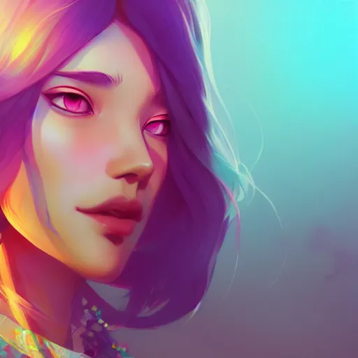 Image similar to portrait of a beautiful hippie, art by lois van baarle and ross tran and sam yang and ilya kuvshinov and guweiz, digital art, high detail, sharp focus, unreal engine 5, trending on artstation, deviantart, pinterest, 4 k uhd image