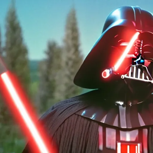 Prompt: Darth Vader staring performs folk songs in the movie 'A Mighty Wind', 8k, 4K