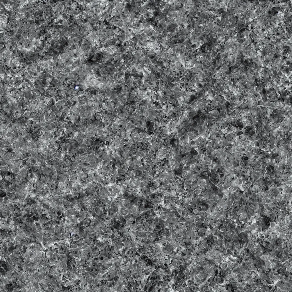 Image similar to a close up view of a granite surface, a computer rendering by jasper johns, polycount, postminimalism, polycount, vray, physically based rendering