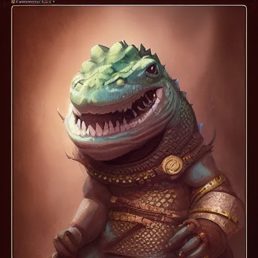 Prompt: Cute anthropomorphic Gecko as a Great Bagatur from Kazakh Khanate, Turkic Batur, Ancient Central Asia, cover art, ultra wide lens shot, pretty, beautiful, DnD character art portrait, matte fantasy painting, DeviantArt Artstation, by Jason Felix by Steve Argyle by Tyler Jacobson by Peter Mohrbacher, cinematic lighting