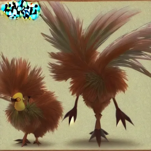 Image similar to a pokemon that looks like a coconuts .A rooster that looks like a coconut, which splits in half into wings,Trending on art station. Unreal engine.