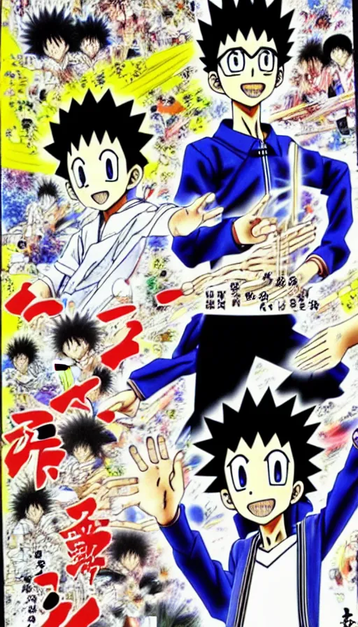 Image similar to the two complementary forces that make up all aspects and phenomena of life, by Yoshihiro Togashi