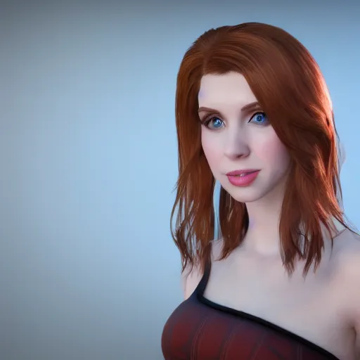 Highly detailed Unreal Engine 5 render of Amouranth | Stable Diffusion ...